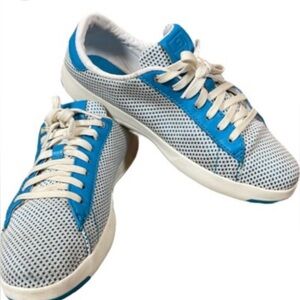 Cole Haan GrandPrø Tennis Classic Sneakers Blue Lightweight Casual Shoes 7.5